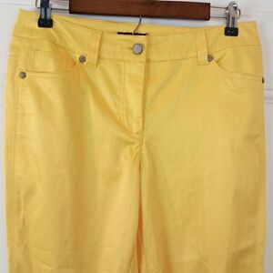 (3/$22) E39 By Eric bright yellow cropped pants